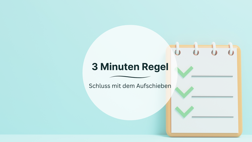 Coaching für Studenten, Zeitmanagement mit der 3 Minuten Regel - Das Bild zeigt eine To-Do Liste
