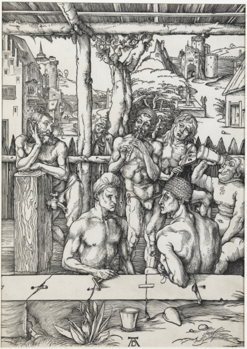 Le bain des hommes, 1496, Albrecht Dürer 