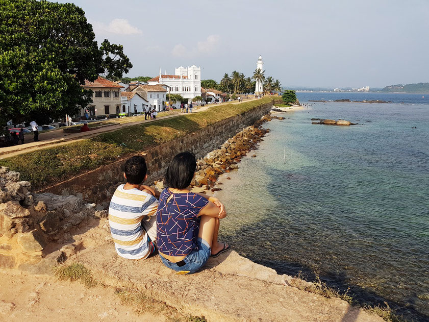 Galle Fort, Blick von der Flagrock Bastion zum Leuchtturm