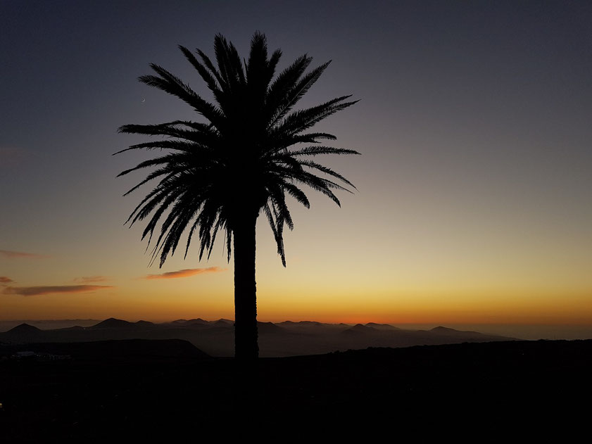 Nach Sonnenuntergang, Blick von der Ermita de las Nieves