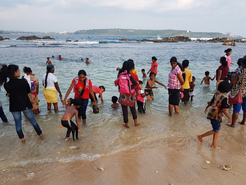 Badestrand im Fort Galle