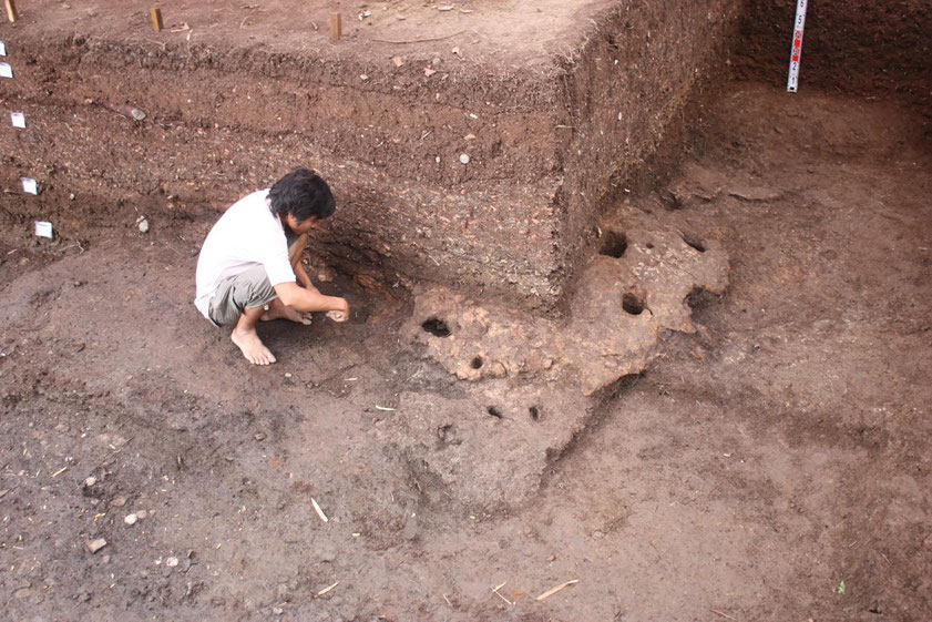 Vietnam stone tool archaeology excavation