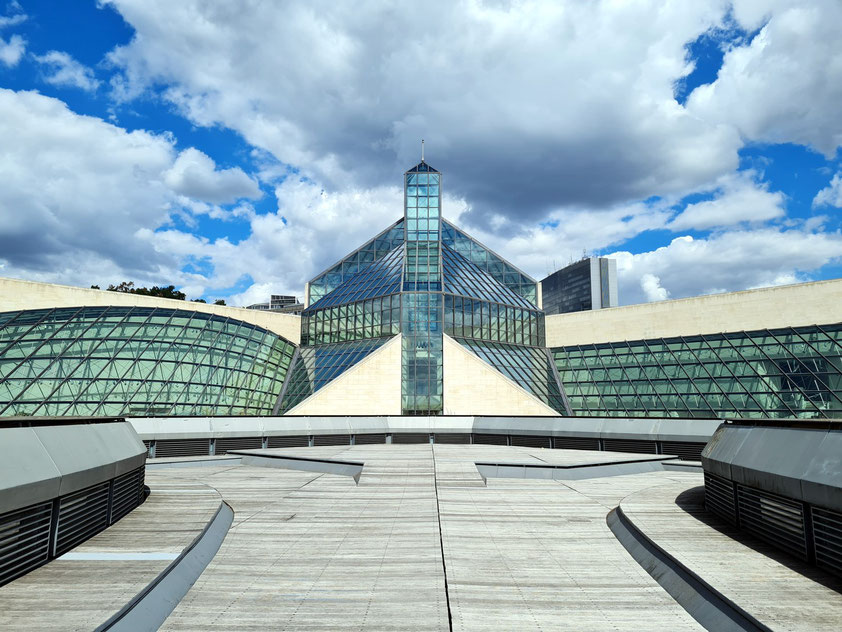 Mudam Luxembourg - Musée d'Art Moderne Grand-Duc Jean (Blick vom Dach des Musée Dräi Echelen