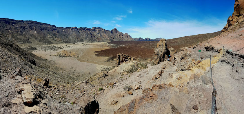 Las Cañadas, Blick vom Mirador Llano de Ucanca in die Ucanca-Ebene