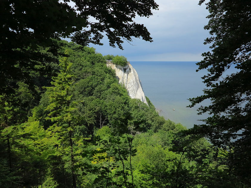 Der markanteste Punkt des Nationalparks ist der 118 Meter hohe Kreidefelsen Königsstuhl. Blick von der Viktoriasicht