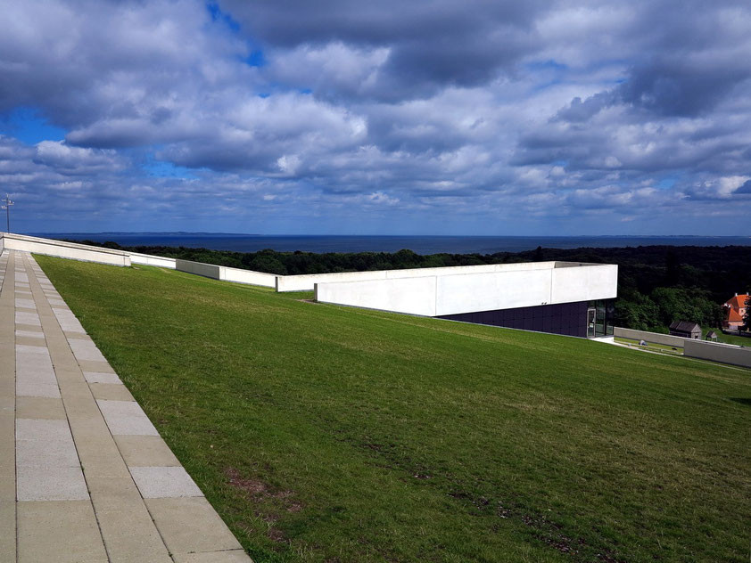 Moesgaard Museum MOMU, Blick vom Dach nach Osten zum Meer