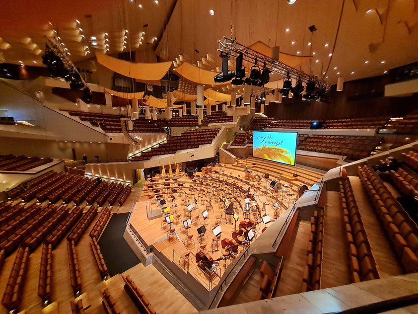 Berliner Philharmonie, Großer Saal vor dem Konzert