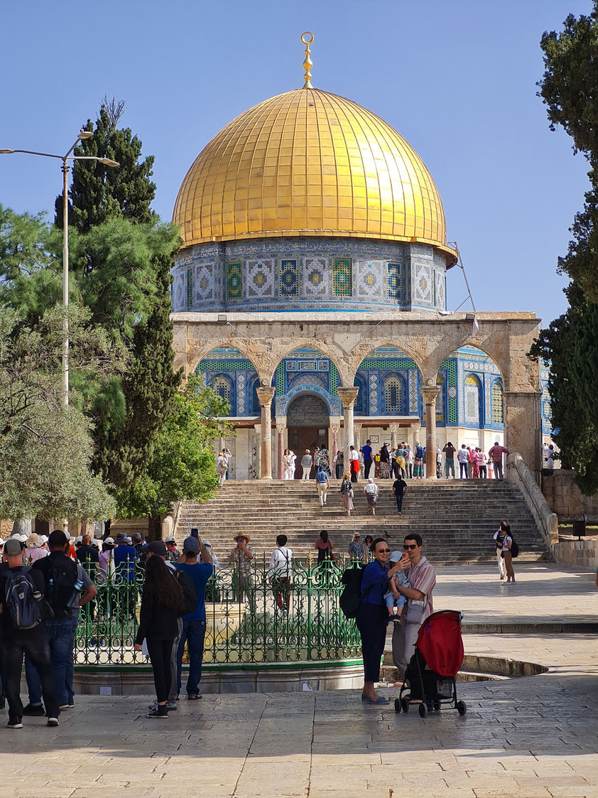 Felsendom in Ost-Jerusalem, Eintritt nur für Muslime
