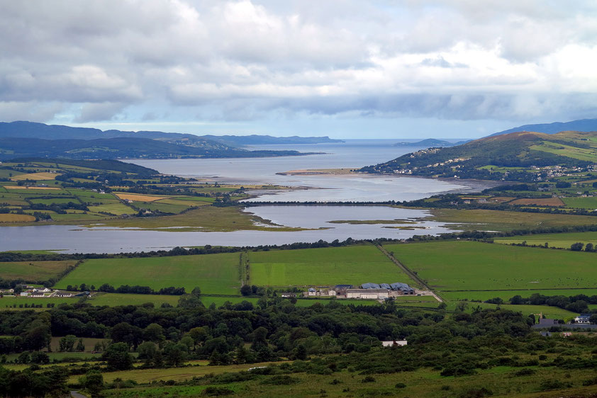 Blick vom Grianan Aileach nach Norden zum Nordatlantik