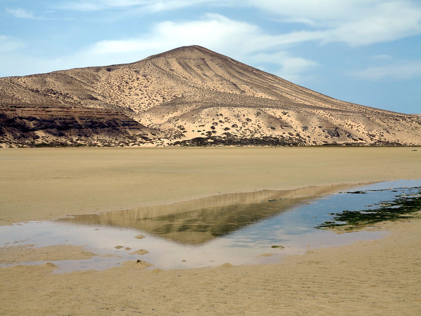 Playa de Sotavento bei Niedrigwasser