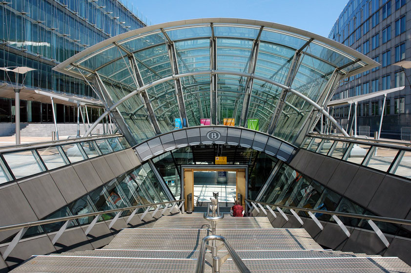 SNCB Brussel Luxemburg Station (Aufnahme von 2010)