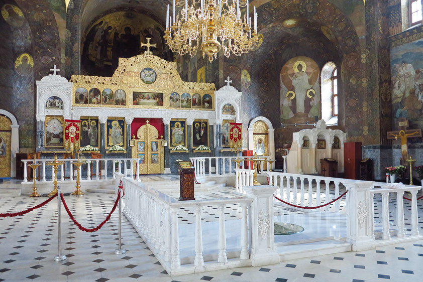 Ikonostase in der Refektoriumskirche