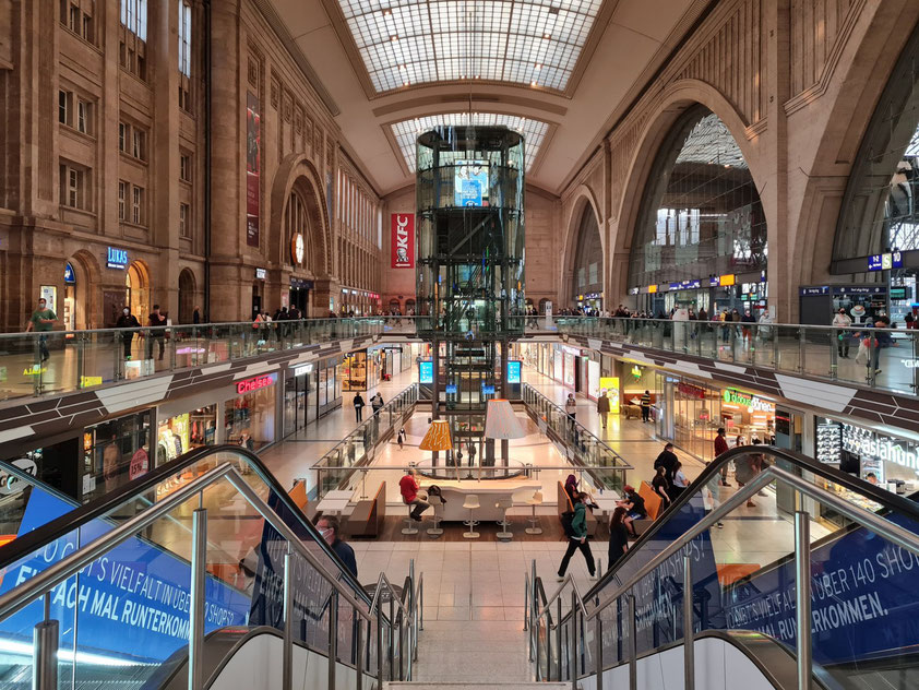 Promenaden im Leipziger Hauptbahnhof (Sonntag 12.9.2021)