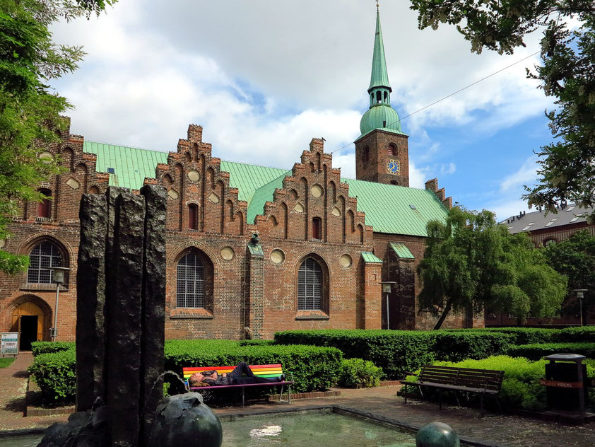 Frauenkirche, ursprünglich Sankt Nicolai Kirche, der erste Dom in Aarhus, um das Jahr 1080 erbaut