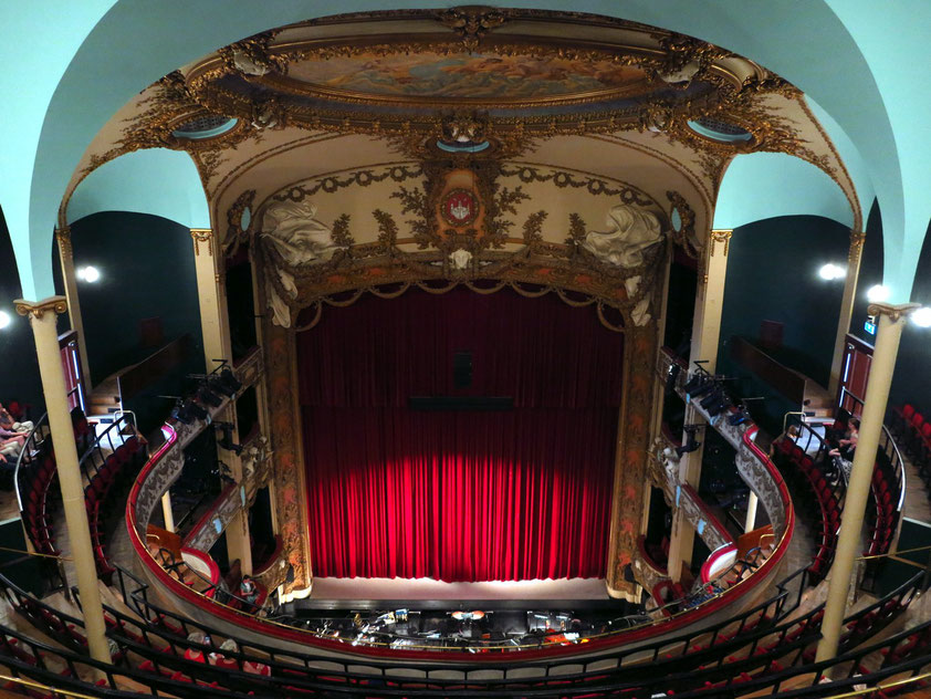 Opernhaus Antwerpen (1907 fertiggestellt), Blick vom oberen Rang