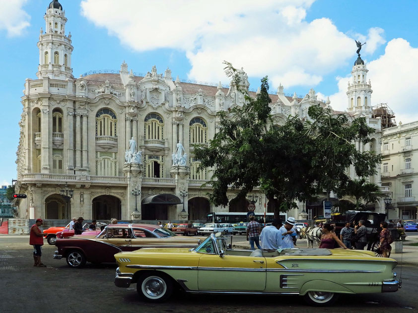  Gran Teatro de la Habana und Parque Central