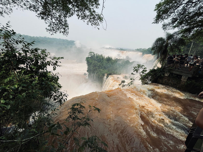Iguazú-Wasserfälle, Argentinien, UNESCO-Welterbe, Tagesausflug von Rony Lang und Stefanie Donner mit Flugzeug von Buenos Aires (Foto: Rony Lang, 17.11.2023)