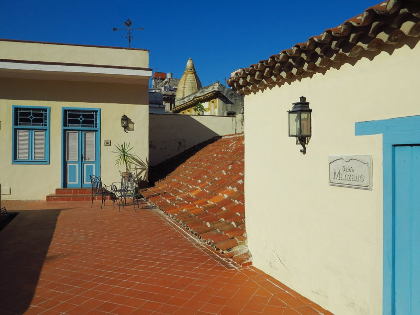 Dach des Patios vom Hotel Marques de Prado Ameno