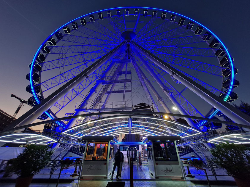 Riesenrad Wheel of Vision auf dem Postplatz, 55 m Höhe