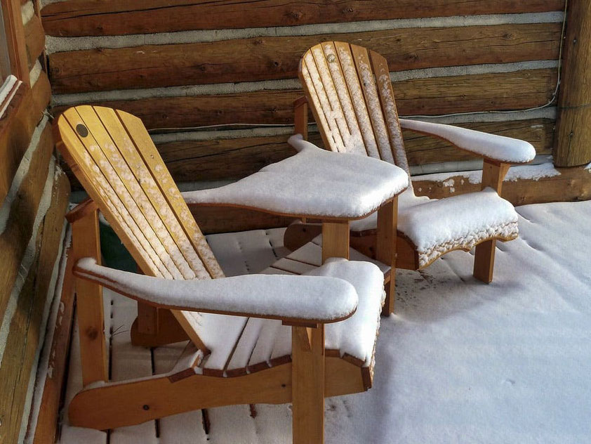 Terrasse, Balkon, Hauspflege, Hausmeister, Garten, Gartenarbeit, Schnee, Schmelzwasser, Winter