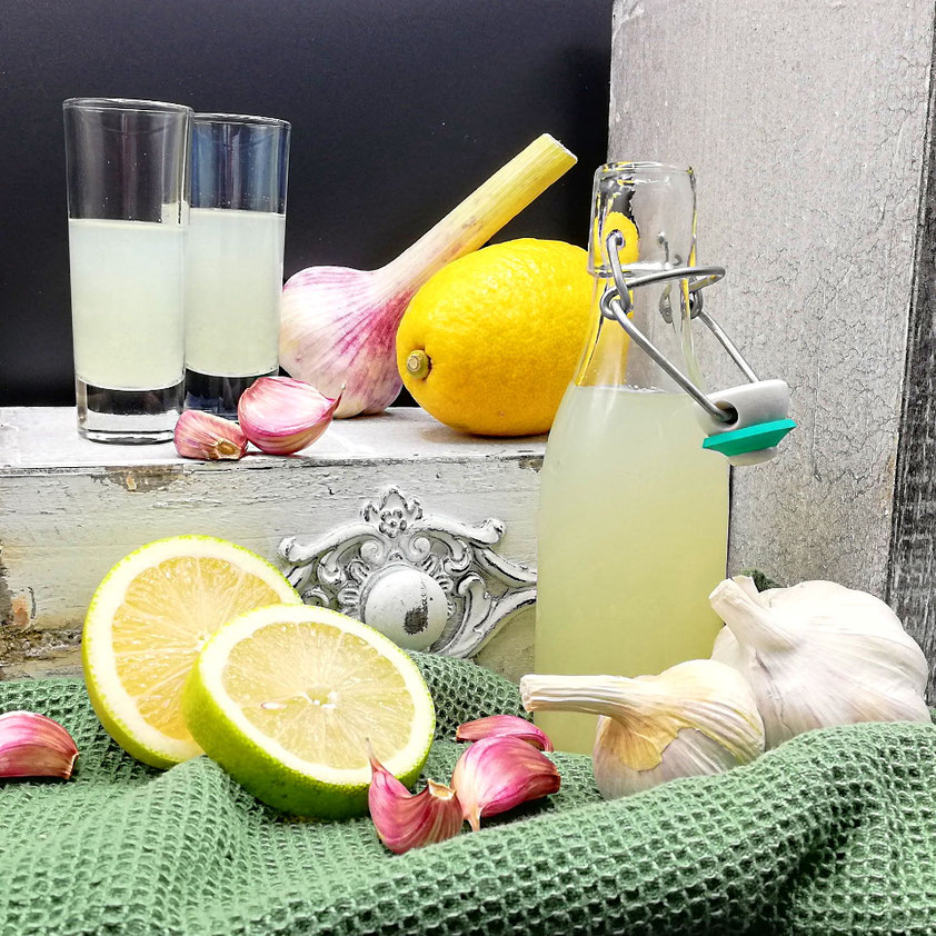 ZitronenKnoblauchDrink Foodblog