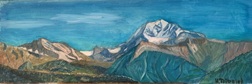 Foto: hanstribolet.jimdofree.com, Bergmaler Tribolet, Peintre de Montagne, Ölmalerei Berge