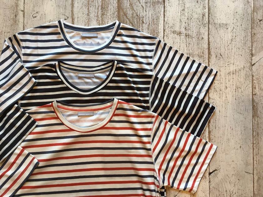Mountain Martial Arts(マウンテンマーシャルアーツ) Polartec Power Dry Border Tee 各¥9,500(+TAX)