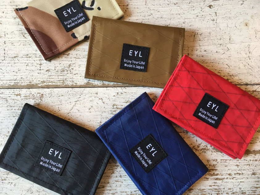EYL(Enjoy Your Life !)Just a Card Case 各¥2,700(税込)
