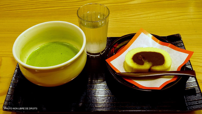 Un goûter au Japon, Matsuyama, photo non libre de droits