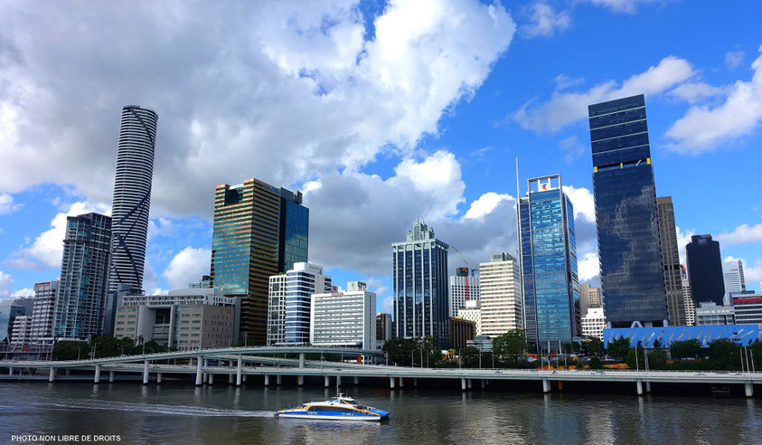 Buildings australiens, Brisbane, photo non libre de droits