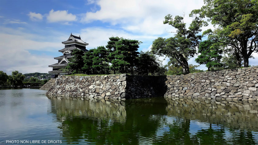 Karasu-Jô, le château du corbeau, Matsumoto, photo non libre de droits