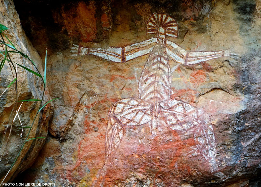Art rupestre, Kakadu National Park, photo non libre de droits