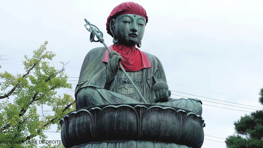 Statue Zen, Nagano, photo non libre de droits