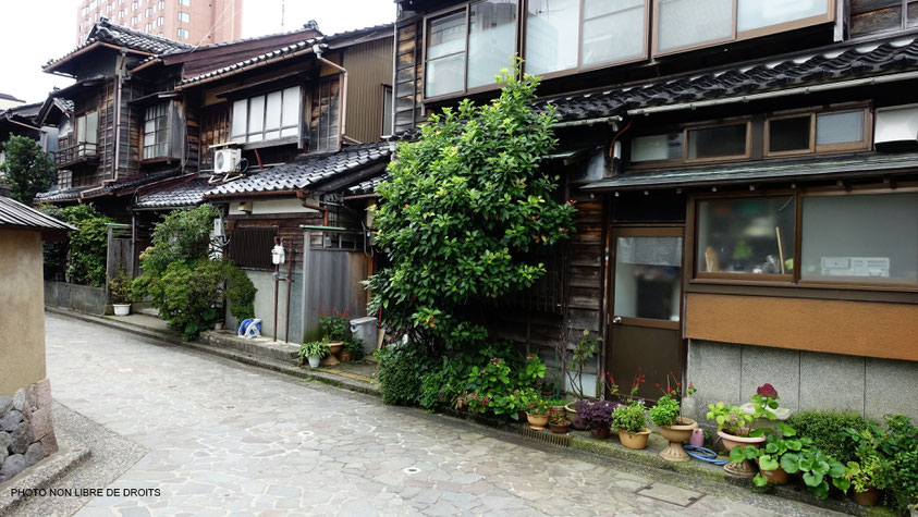 Quartier des Samouraï, Nagamachi, Japon, photo non libre de droits