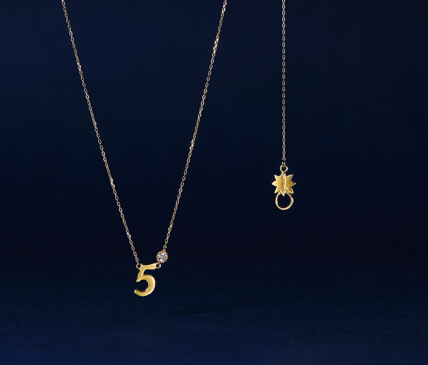 womb☆jewelry　ゴールド　数秘術ネックレス