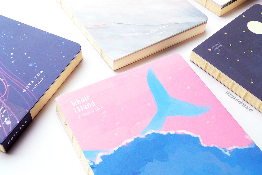 notefor notebook and sketchbook for journaling