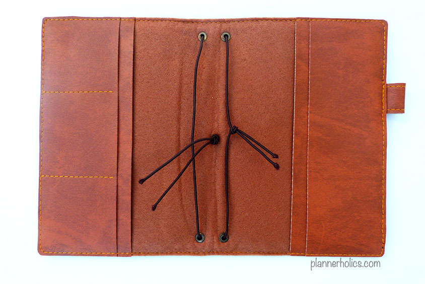 vegan traveler´s notebook interior