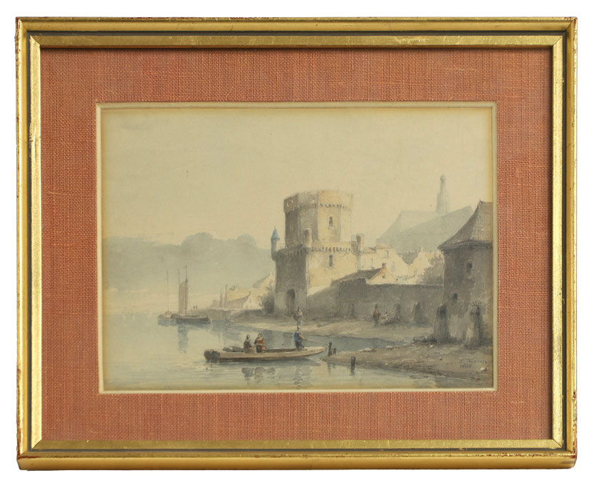 te_koop_aangeboden_een_aquarel_kunstwerk_van_kasparus_karsen_1810-1896_bij_kunsthandel_martins_te_wolvega_nederland