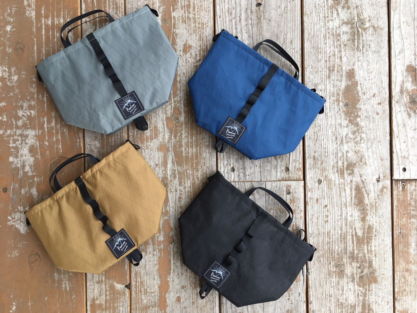 RawLow Mountain Works(ロウロウマウンテンワークス) TABITIBI Tote(X-PAC) 各7,500(+TAX)