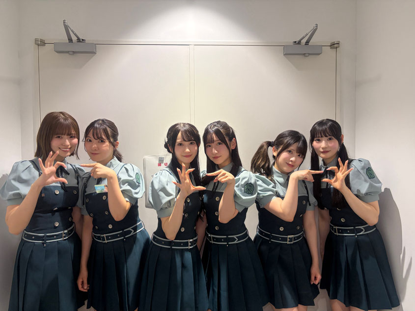 新野楓果、仲俣美希、橋本真希、片瀬真花、加藤柊、佐藤莉華