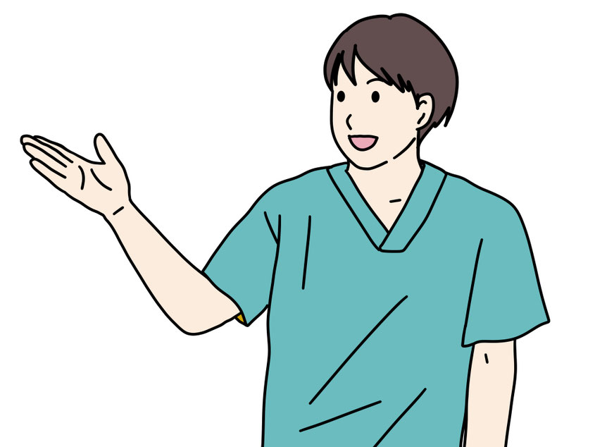 スクラブのイラスト