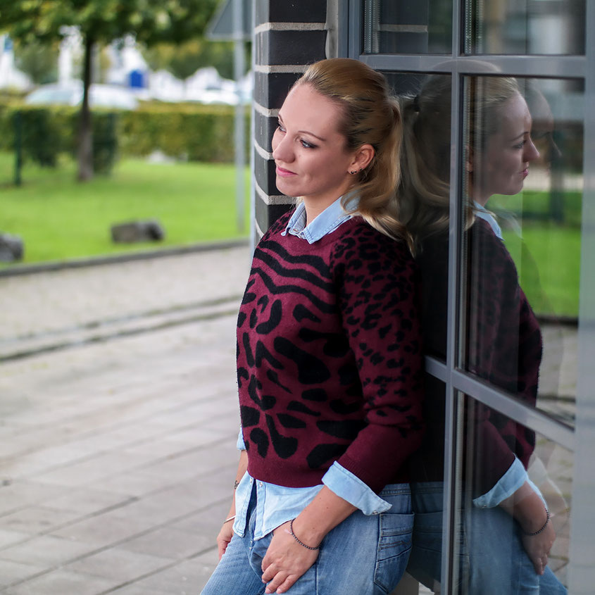 Outfit | Sporty Boyfriend Look aus Converse Chucks - Diesel Jeans & Vintage Leo Pulli aus der Zalando Collection | hot-port.de | 30+ Fashion Blog