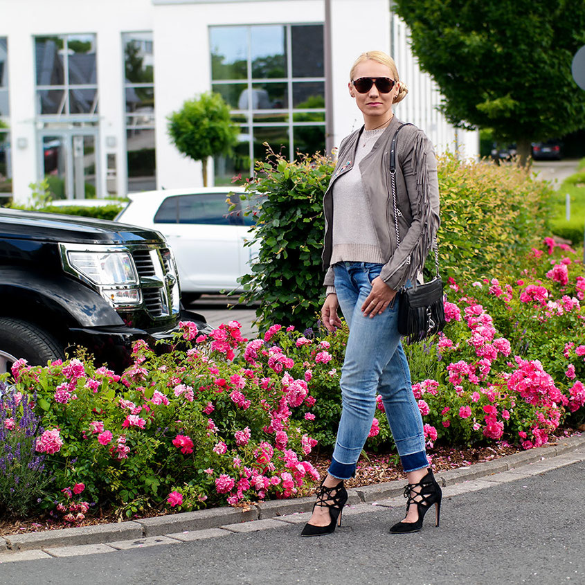 Sommerlook 2018 mit Fransenjacke von Maze & Tasche von Rebecca Minkoff | hot-port.de | 30+ Style Blog