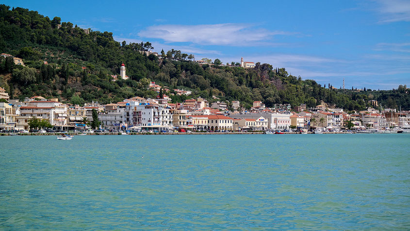 Zakynthos Zante Town View from the Boat | hot-port.de | Lifestyle Blog