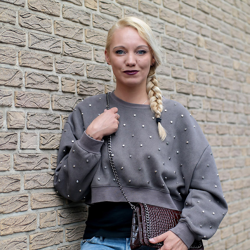 Herbstlook | Zara Nietenpulli & G-Star Biker Jeans | hot-port.de | Lifestyle & Fashion Blog