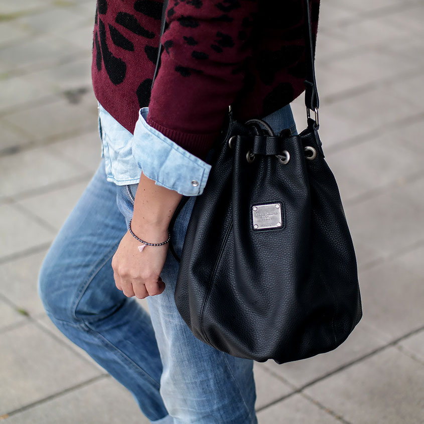 Outfit | Sporty Boyfriend Look aus Converse Chucks - Diesel Jeans & Vintage Leo Pulli aus der Zalando Collection | hot-port.de | 30+ Fashion Blog