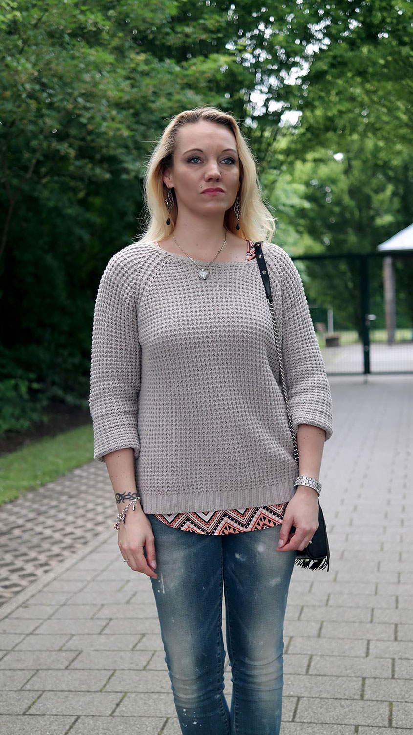 Outfit | Diesel Destroyed Jeggings X Aztec Shirt | hot-port.de | 30+ Fashion Blog from Germany