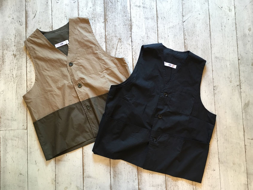 VOIRY(ヴォイリー) GAME VEST 各¥7,500(+TAX)