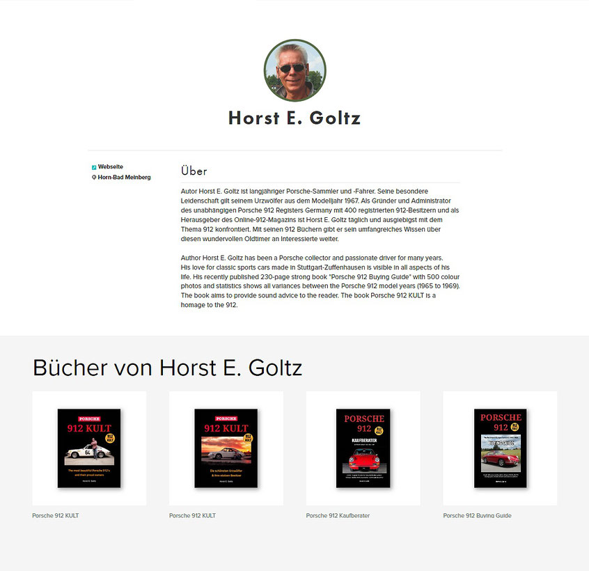author Horst E. Goltz