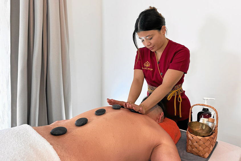 Hot Stone Massage bei Pfau Thaimassage in Liestal